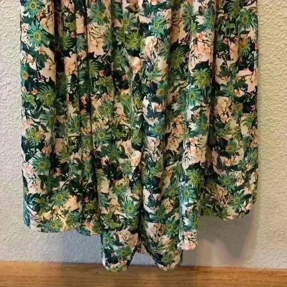 ASTR the Label Open Back Floral Midi Dress sz L summer beachy wedding guest vaca - Picture 7 of 8